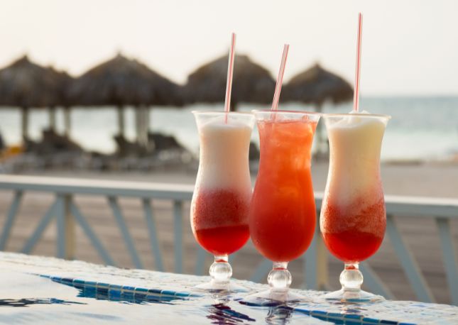 gotta try fancy drinks you can only find at a resort!