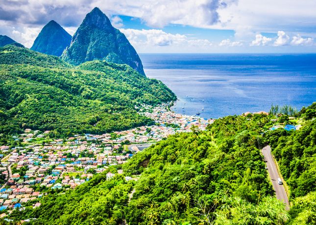 Saint Lucia iconic peaks