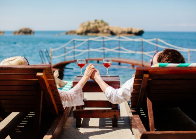 couple on their honeymoon