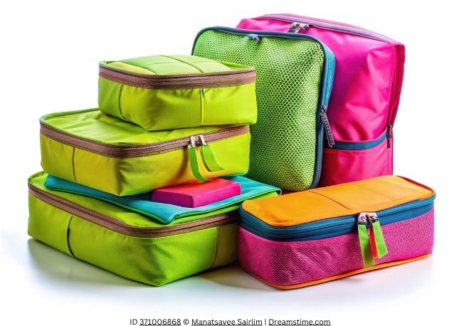Packing Cubes can help keep you organized.