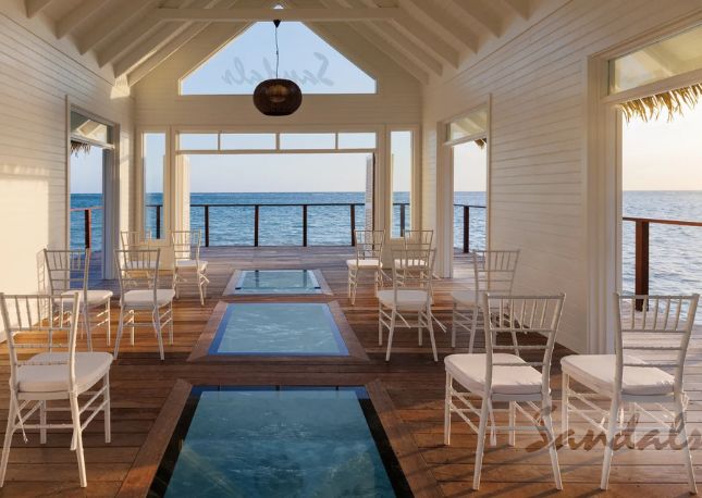 Stunning over water chapel to renew your vows.