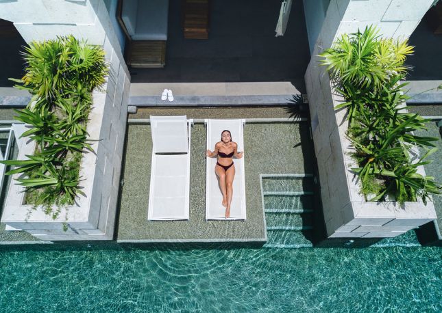 Unico's stunning swim up suite in the Riviera Maya