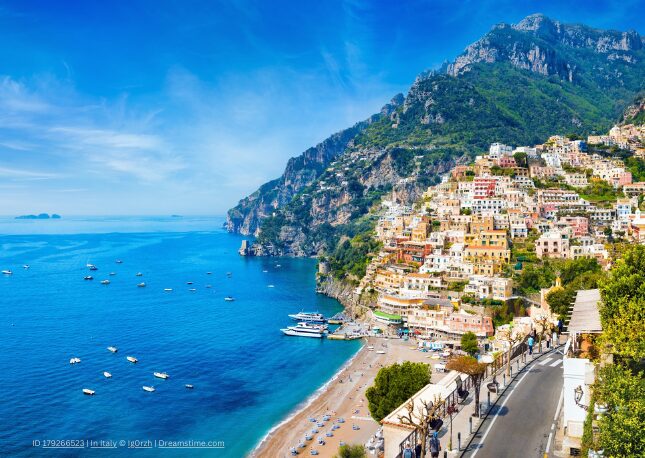 Experience the beautiful coastline of Italy
