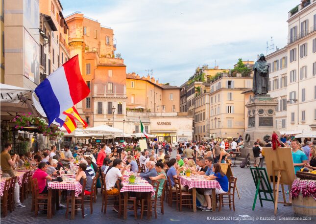 Eat like the locals do while dining in Italy.
