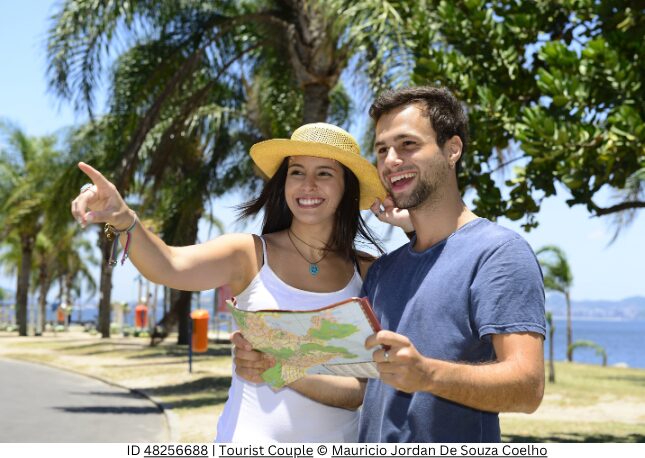 Back to basics use a map to stay on track while travelling.