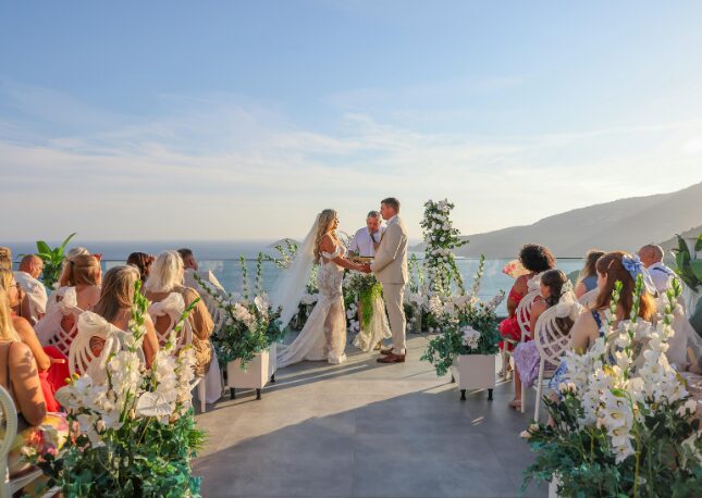 All Inclusive roof top wedding vows.