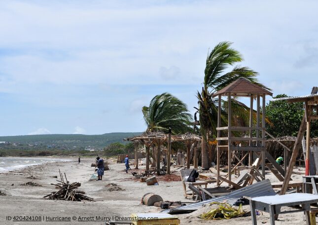 The damage on Hellshire Beach after hurricane Melissa