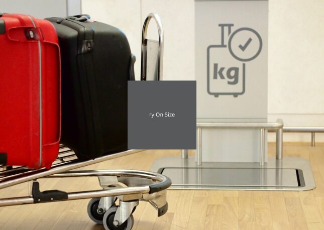 Be aware of new carry on luggage size. Don't get caught at the airport.