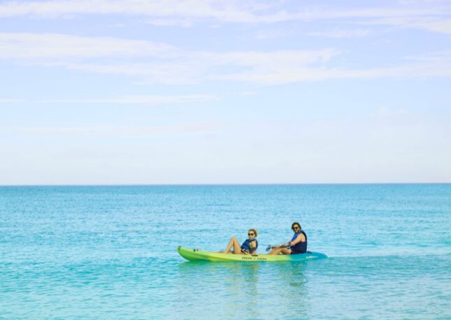 Enjoy all the water activities that Club Med offers.