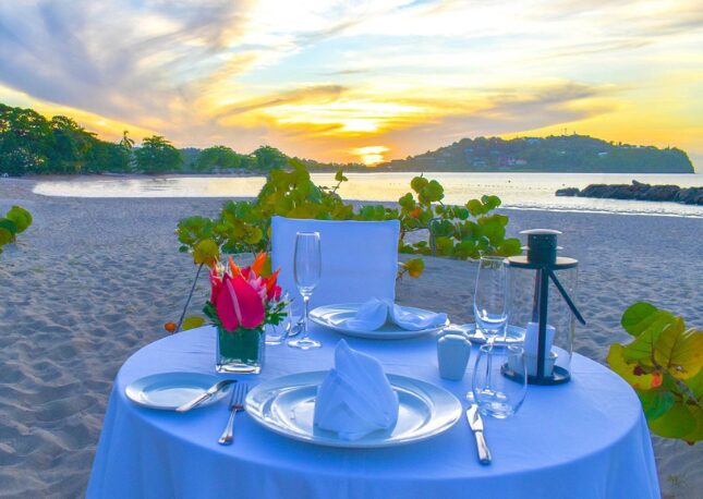Enjoy a private dinner for two
