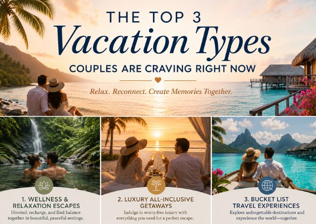 Vacation Styles Couples Crave.