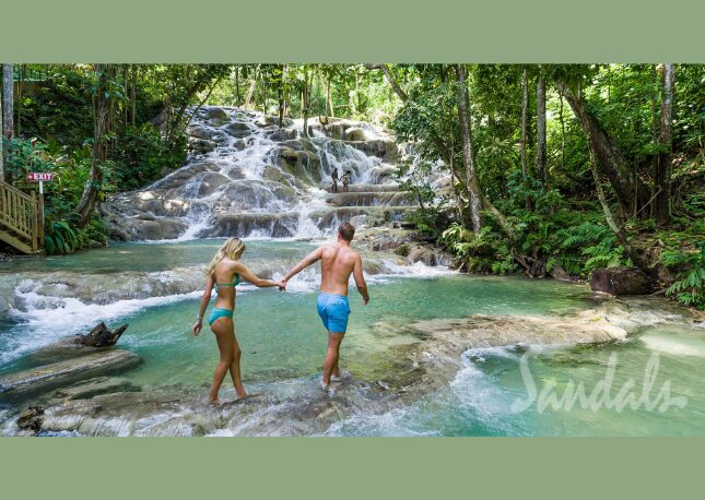 Dunn's River Falls in Jamaica