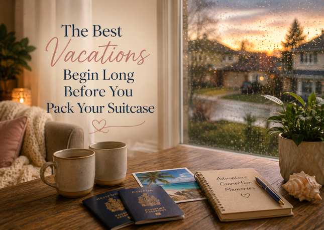 The best vacations begin long before you pack your suitcase